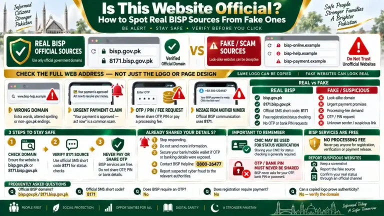 Is This Website Official? How to Tell Real BISP Sources From Fake Ones Is This Website Official? How to Tell Real BISP Sources From Fake Ones